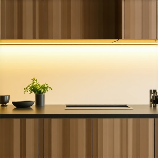 Elegant Modern Built-In Cabinets Modern kitchen built-in cabinets with lighting and soft-close features