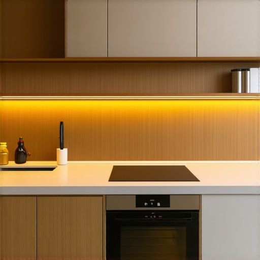 Innovative Built-In Kitchen Cabinets Modern kitchen featuring smart storage solutions with custom built-in cabinets.