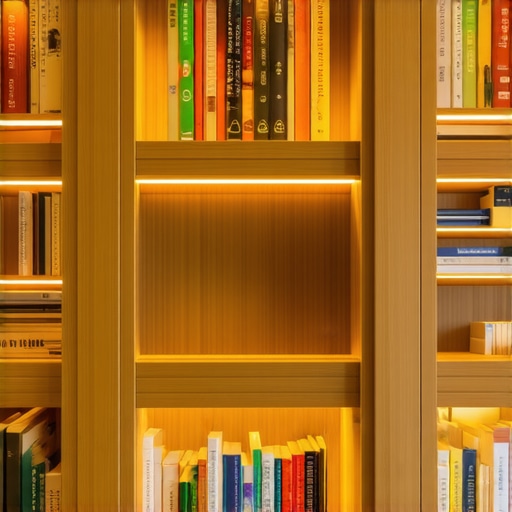 Contemporary living room featuring a sleek built-in bookshelf with hidden compartments