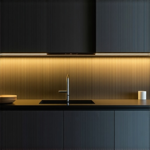 Modern kitchen featuring custom cabinetry and efficient storage solutions