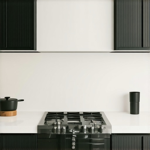Contemporary kitchen featuring custom cabinets and smart storage