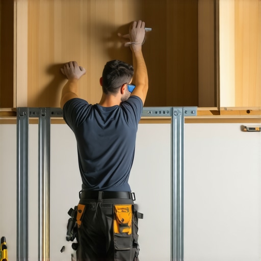 The Secret to Hanging Heavy Upper Cabinets on Metal Studs