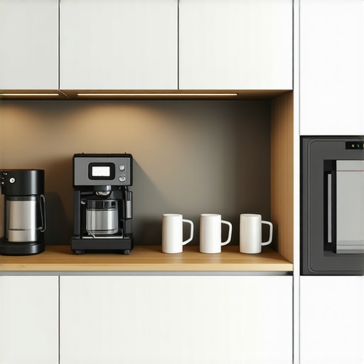 Why Pocket Doors Are the Best Way to Hide a Messy Coffee Station