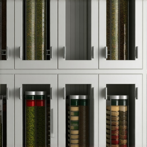 5 Magnetic Spice Racks That Hide Inside Cabinet Doors