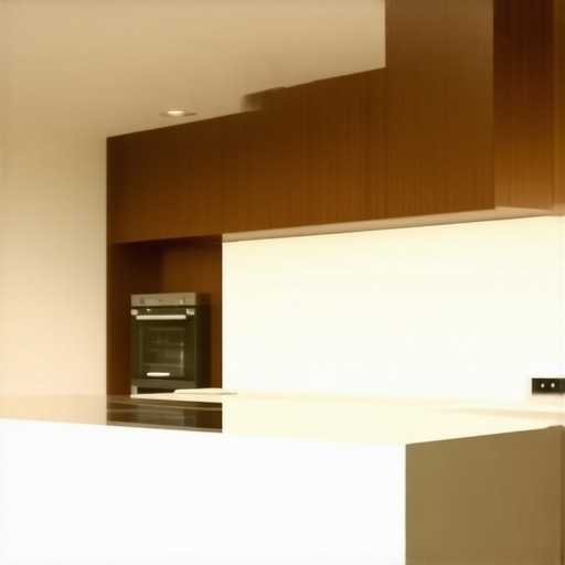 A modern kitchen showcasing built-in cabinets and innovative storage features.