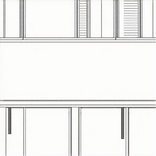 Illustration of modular kitchen cabinets with integrated smart storage systems and scalable design features