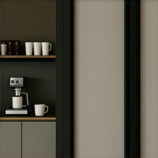 How to Hide Your Coffee Station Behind Retractable Pocket Doors