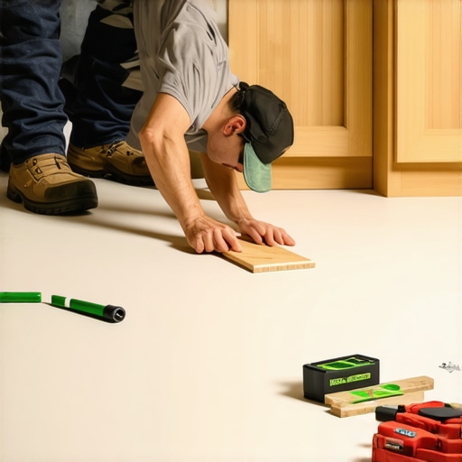 How to Level Base Cabinets on an Uneven Garage Floor for a Flush Finish