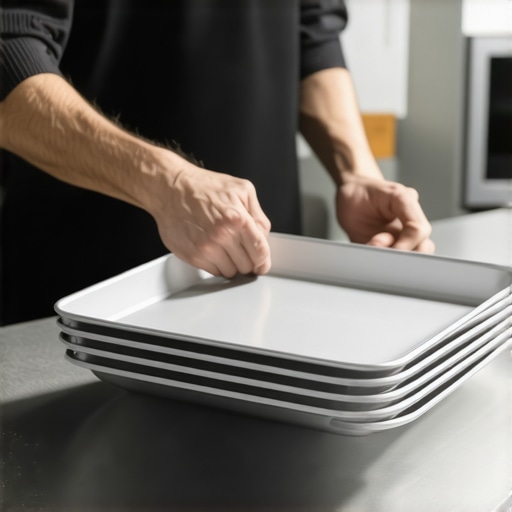 The Baking Sheet Divider Trick: Stop the Vertical Clutter Pile