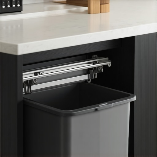 The Heavy-Duty Pull-Out Trash Kit That Won't Wobble on Its Tracks