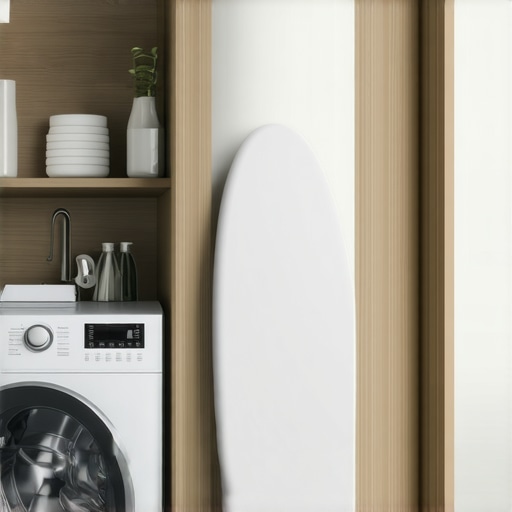 The Laundry Room Built-In That Finally Hides the Ironing Board
