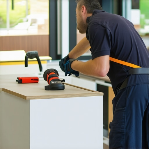The Secret to Scribing Baseboards Around a Kitchen Island