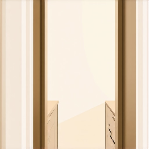 The Secret to a Seamless Built-In Desk in a Narrow Hallway