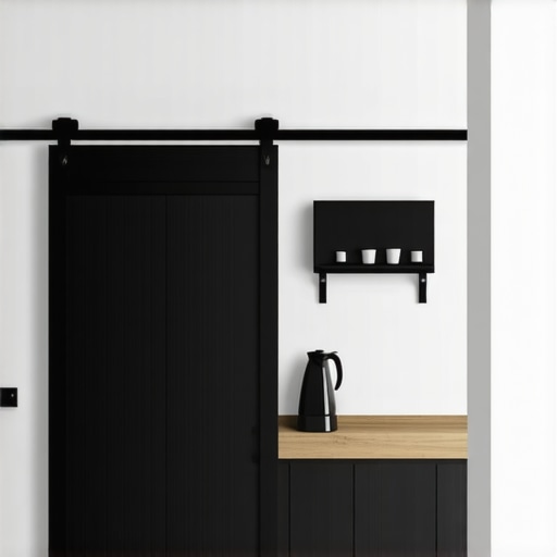 The Sliding Barn Door Alternative for Small Kitchen Pantry Spaces