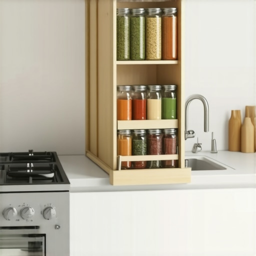 The Vertical Spice Pull-Out: Why It's Better Near the Stove