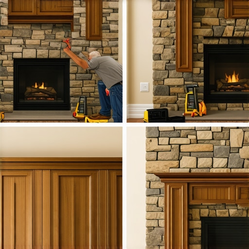4 Ways to Scribe Cabinets to a Stone Fireplace Without Gaps