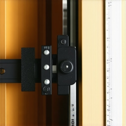 Person adjusting a soft-close drawer slide by turning a screw