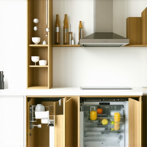 Modern kitchen featuring custom cabinetry and smart storage solutions