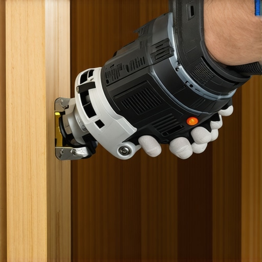 Essential Tools for Cabinet Maintenance Hand adjusting cabinet hinge with multi-tool during kitchen maintenance