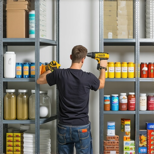 How to Install Heavy-Duty Shelving in a Reach-In Pantry