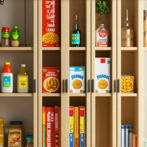 The Best Way to Store Tall Cereal Boxes in a Standard Pantry