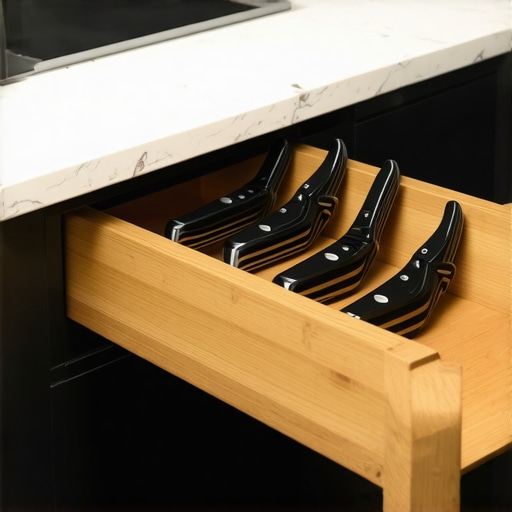 The Knife Block Drawer Insert That Keeps Your Counters Empty