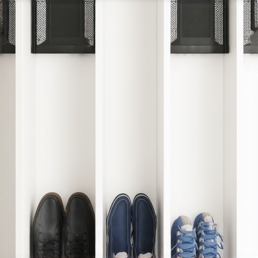 The Mudroom Shoe Pile Fix: Vertical Cubbies with Mesh Backs