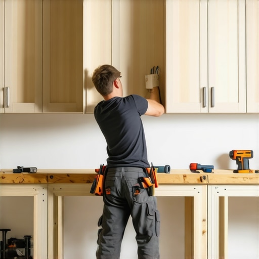 The Secret to Hanging Heavy Upper Cabinets Solo Using a Cleat