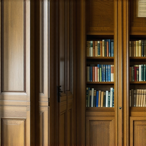 The Secret to Perfectly Flush Built-In Bookshelves in Old Homes