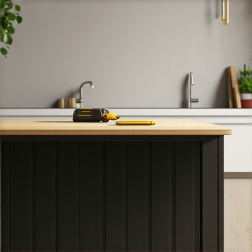 The Secret to a Perfectly Level Kitchen Peninsula on Uneven Floors