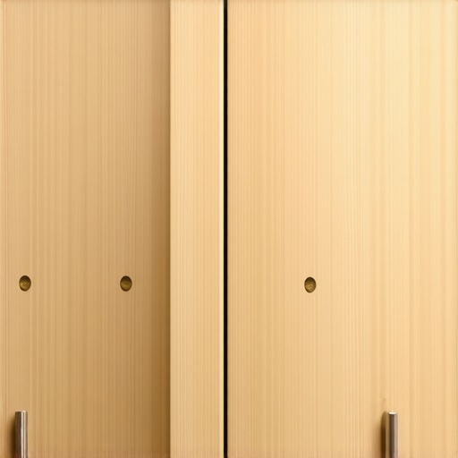 Close-up of a 32mm adjustable shelf hole system with a metal pin in a wood cabinet interior.