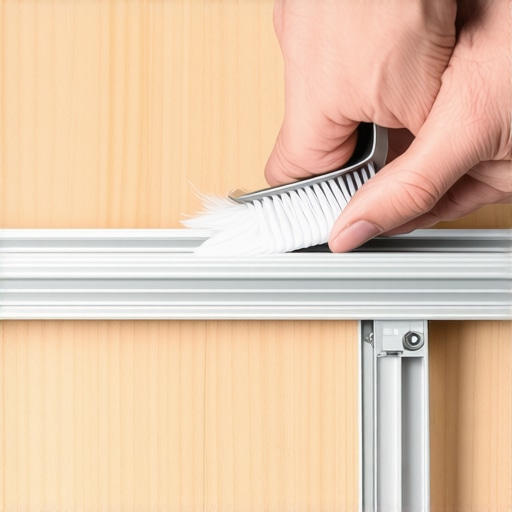Step-by-step cleaning of metal drawer tracks and ball bearings to fix grinding noises.