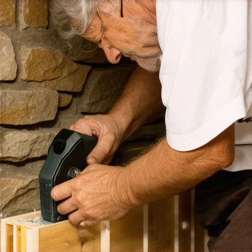 Creating a professional back-bevel for cabinet scribing Carpenter back-beveling a wood panel for a stone wall fit