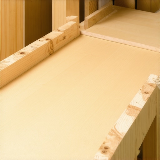 Custom plywood sink cradle for heavy undermount support A sturdy wooden plywood cradle built inside a kitchen cabinet to support a heavy sink.