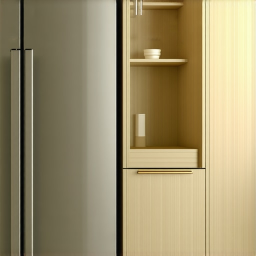 How to Fix the Gap Between Your Cabinet and the Refrigerator