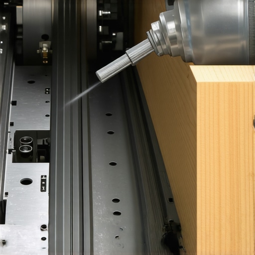 A person applying dry lubricant to a kitchen drawer slide for smooth movement