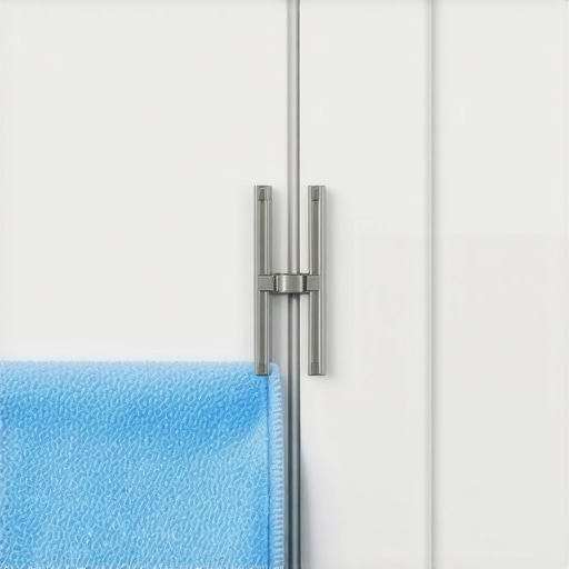 Cleaning a soft-close kitchen cabinet hinge for longevity