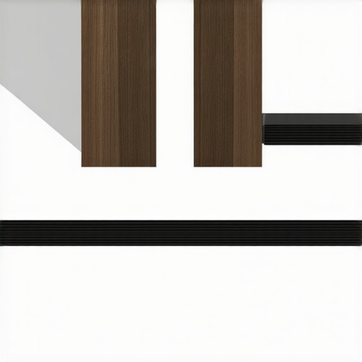 Close up of a kitchen cabinet corner showing the finger pull gap and door alignment.