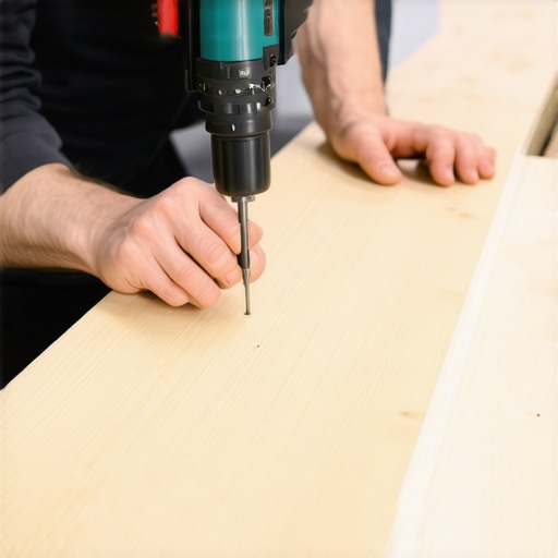 Using a cabinet hardware jig for perfectly aligned knobs and pulls during a kitchen remodel.