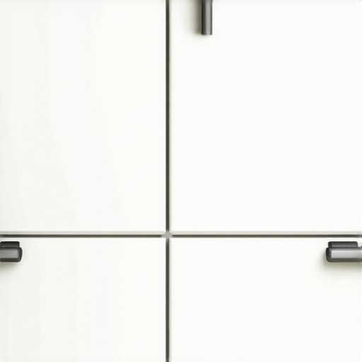 Professional Cabinet Finish and Joinery A detailed close up of a custom white kitchen cabinet highlighting a professional non-yellowing lacquer finish and clean edges.