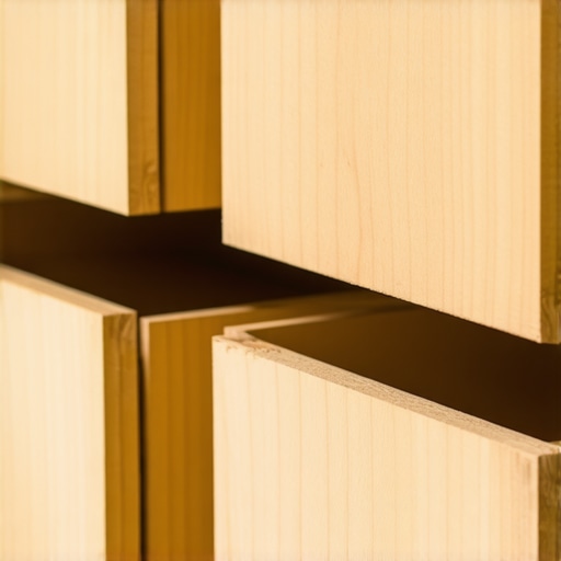Durable dovetail joints on a maple drawer box for custom kitchen cabinets.