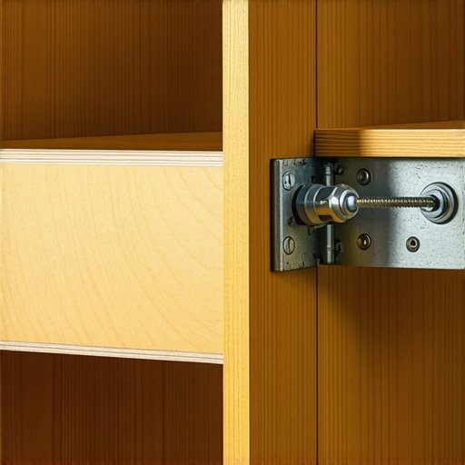 Close up of cabinet box joinery and wall attachment