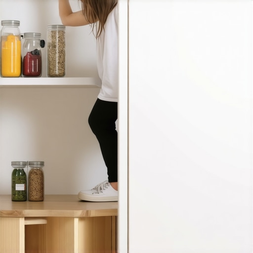 The Hidden Toe-Kick Step Stool for Reaching Top-Shelf Spices