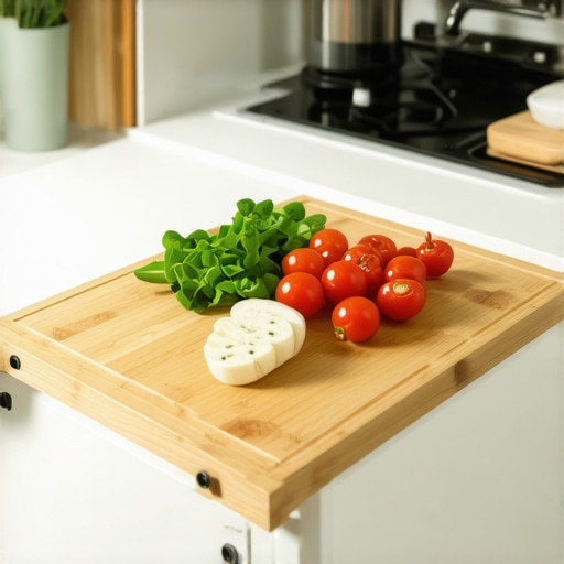 The Pull-Out Cutting Board: A Space-Saving Move for Tiny Kitchens