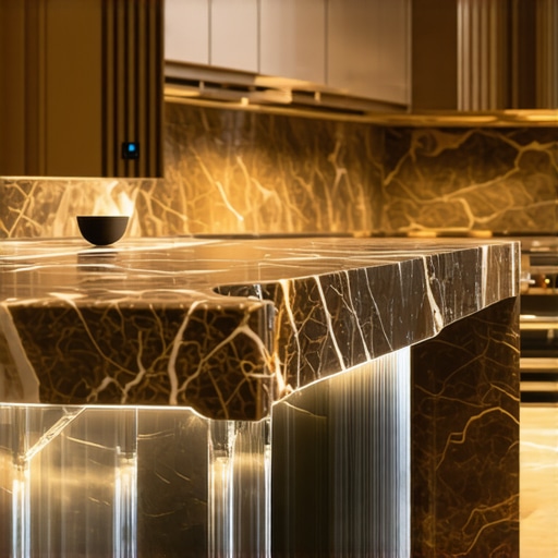 The Secret to Hiding Outlets in a Kitchen Island with Waterfall Edges