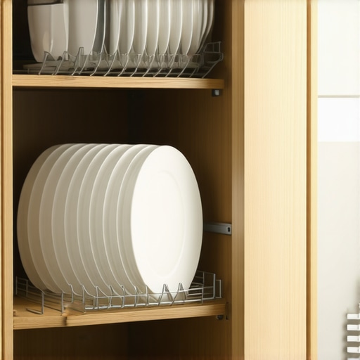 The Vertical Plate Rack Trick for Drying Dishes Out of Sight