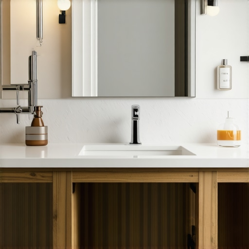 Why We Route Water Lines Behind Custom Vanity Bases Without Sacrificing Storage